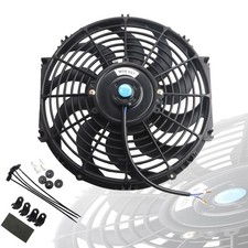 12-Inch Universal Slim Electric Radiator Fan with Mounting Kit for 12V Systems