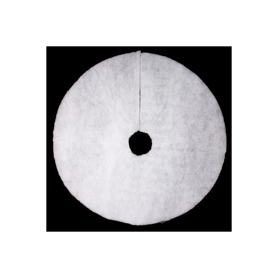 Tapis de Neige avec Paillettes "Sapin" 100cm Blanc - Photo 1/1
