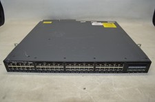 Cisco Systems WS-C3650-48PD WITH 3 FAN MODULES AND 2 DPS-1025AB D PSU
