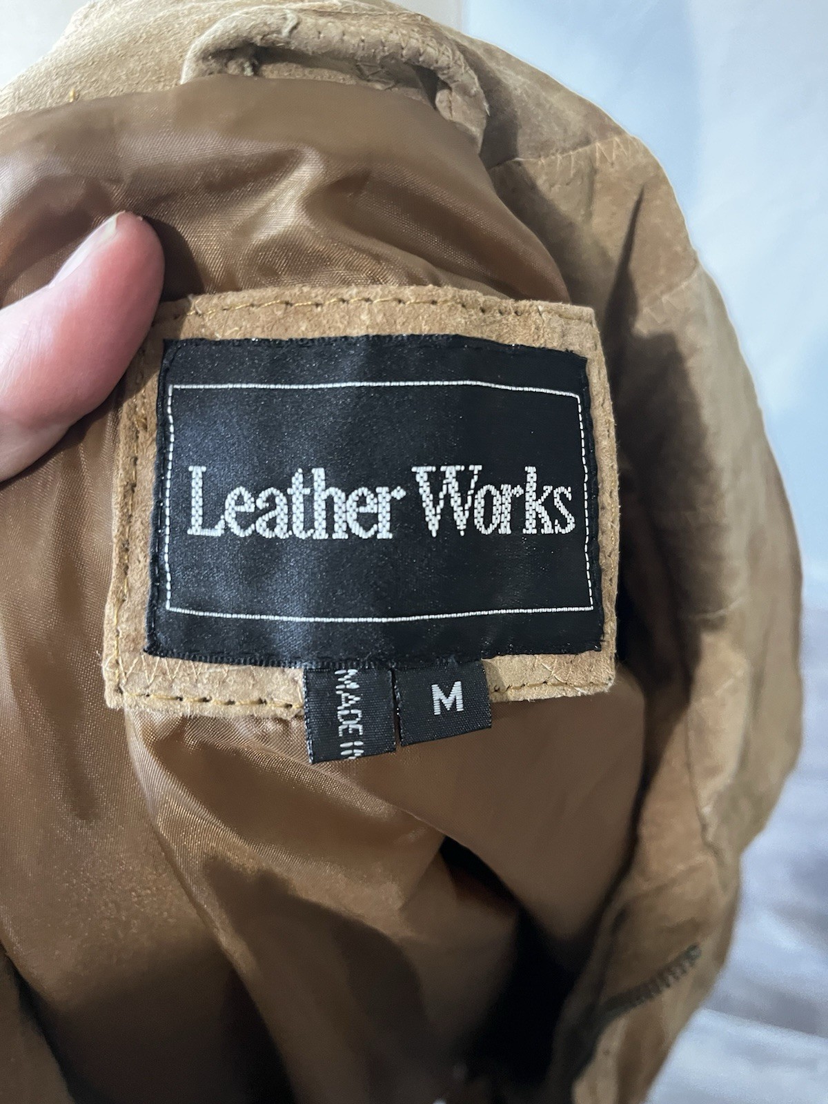 Womens Leather Works Patchwork Jacket - image 9