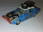 RARE VTG 1969 CORGI No 302 HILLMAN HUNTER MARK II RALLY CAR w/ GOLDEN JACKS. VGC