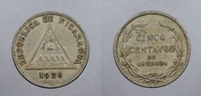 NICARAGUA 1920 5 Centavos #WC103153