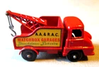 1960-MATCHBOX LESNEY NO.13-THAMES FORD WRECKER TOW TRUCK-MINT- ORG- DIECAST TOY