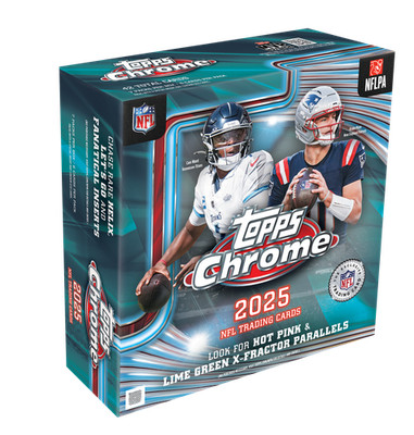 2025 Topps Chrome Football NFL - Mega Box Neu OVP