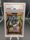 2024 Panini Select - Caleb Williams #25 Orange Shock Prizm /499 (RC) • PSA 10