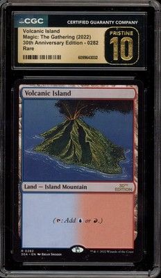 Magic MTG Volcanic Island 30th Anniversary Edition Rare #0282 CGC