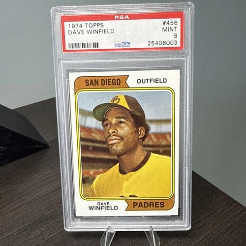BB - 1974 - Topps - #456 - Dave Winfield - PSA 9 - MINT