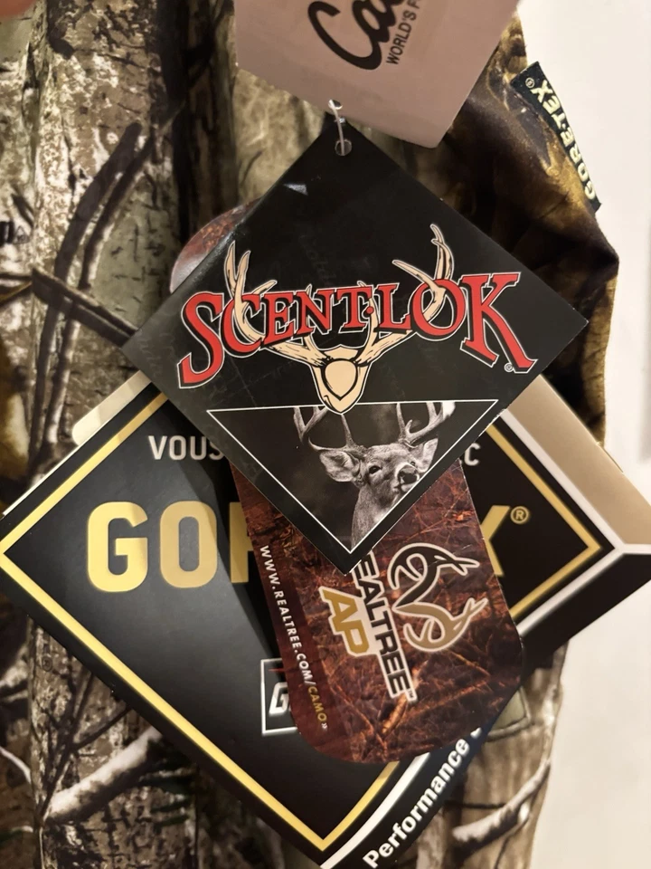 Cabelas Realtree AP HD Gore-Tex Scentlok Pants 3XL Mens Hunting Outdoors Camo - Image 4 of 4