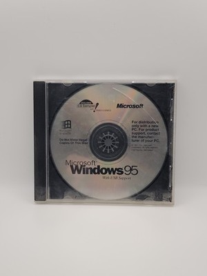 Genuine Microsoft Windows 95 Upgrade CD-ROM Disc NO KEY