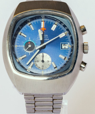 OMEGA SEAMASTER CHRONOGRAPH 176.005 LEMANIA 1040 VINTAGE JEDI AUTOMATIC WATCH
