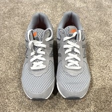 New Balance Men s Gray/White Mesh Low Top Lac...