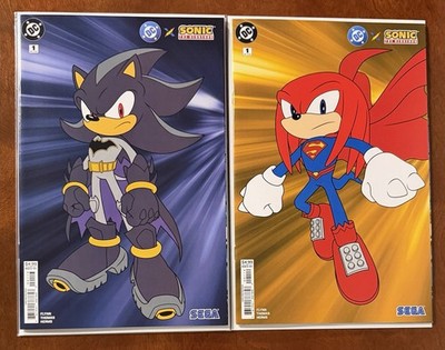 DC Comics Sonic & Knuckles Variants Batman Superman Rare Key Set Unread Sega Pic