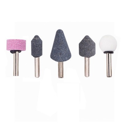 CRAFTSMAN 5-Piece Grinding Stones, 1/4-Inch Shank, 25,000 RPM, for Angle and...