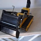 Tonka Vintage Pressed Steel Loader Yellow Black Construction Vehicle