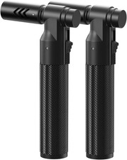 2 Pack Butane Torch Lighter Soldering Torch Refillable Adjustable Kitchen Blow T