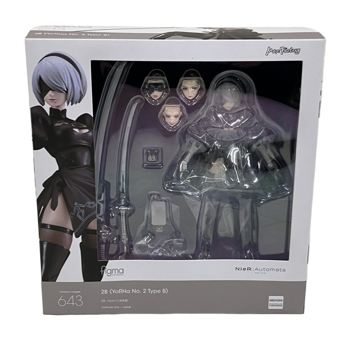 Max Factory figma NieR Automata Ver1.1a 2B Action Figure Unopened