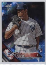 2016 Topps Box Set Chrome Sapphire Edition /250 James Pazos #365 0j53