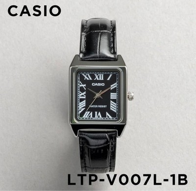 Casio LTP-V007L-1B STANDARD Tank Watch 25x22mm Analog Quartz Black  From Japan