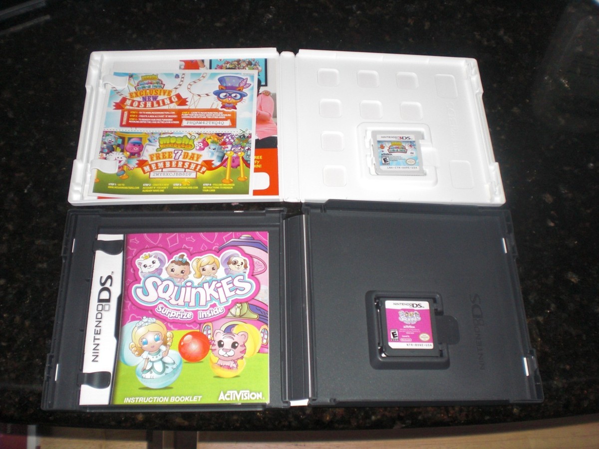 ダイビングジュエル FISHON ニンテンドー3DS Squinkies Surprise Inside + Moshi Monsters: Moshlings Theme Park