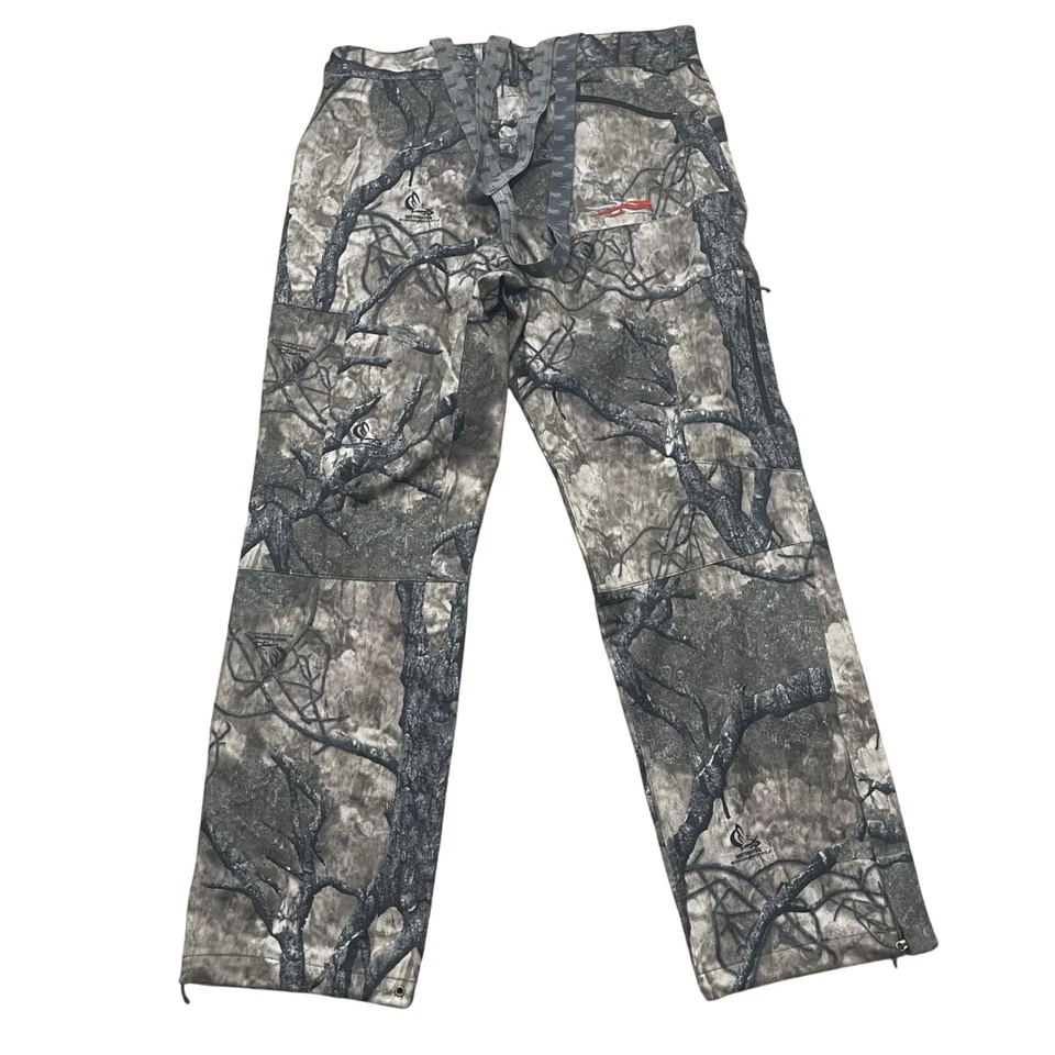 Pantalones con tirantes camuflados Sitka para hombre caza pesca equipo al aire libre grande ropa montaña Foto 2 de 4