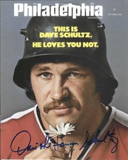 Former Philadelphia Flyers Great Dave Schultz Autographed 8x10 W/PSA Auth.