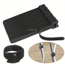 50pcs Reusable Cable Ties Nylon Hook Loop Wire Organizer Straps - NEW
