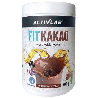 Activlab Super Drink Fit Eiweißreicher Kakao mit Magnesium, 500 g