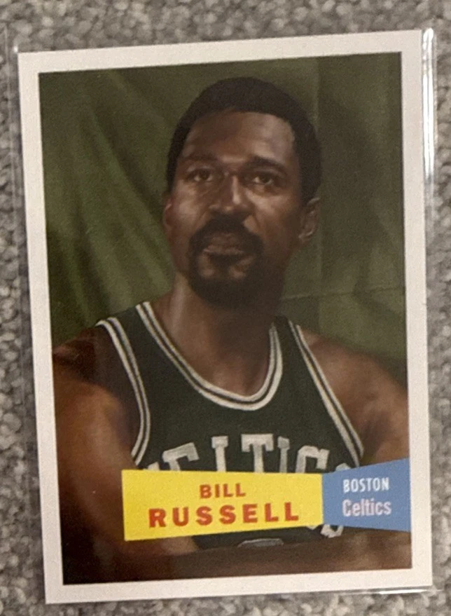 Topps Boston Celtics Basketball Bill Russell Sports Trading Cards