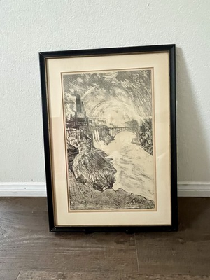 #ad #ad Framed Print “Niagara Rainbows” Created By Joseph Rennell 1910 17 24 Inches $85.00