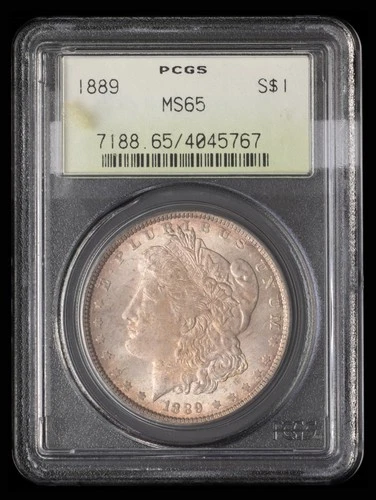1889 S Morgan Dollar. PCGS MS65. San Francisco Mint. Silver. KM-110.
