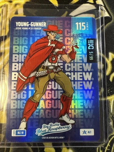 Bo Jackson Battle Arena N25 BLC Young-Gunner Serialized Foil BLC-10 5/99🔥🔥