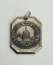 Vintage Antique Signed Sterling Silver Eastern High School Washington DC Medal