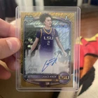 2025-26 Bowman Chrome Basketball Grace Knox Gold Shimmer Auto /50 LSU #CPA-GK