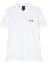 Hugo Boss Men's Paule Slim-Fit Short Sleeve Polo Shirt, White
