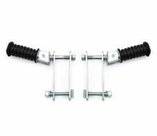 Folding Passenger Foot Pegs - Dual Sport Enduro - 10mm - Honda XR400 XR650