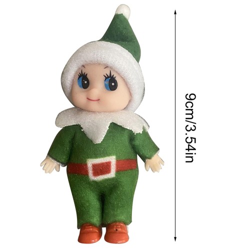 Christmas Elf Baby Doll Ornaments Christmas Tree Decoration Home Décor Kids Gift - Picture 8 of 17