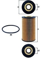 Mahle OX 169D ÖLfilter FüR MERCEDES-BENZ
