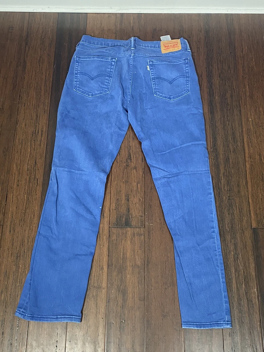 Vintage Levis 514 Light Baby Blue White Tag Jeans Size 36 X 34