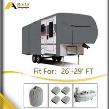 26'-29' FT Waterproof 5TH Wheel RV Motorhome Camper Storage Cover