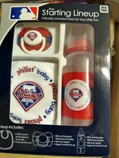 MLB Baby Gift Set Bottle Bib Pacifier by baby fanatic philadelphia phillies