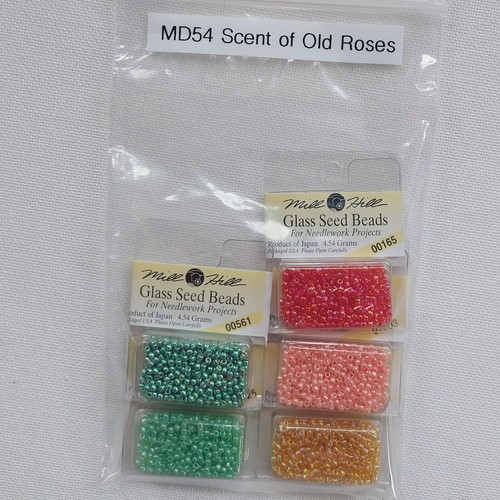 Scent Of Old Roses Beaded Cross Stitch Chart and Embellishment Pack Mirabilia - Picture 20 of 23