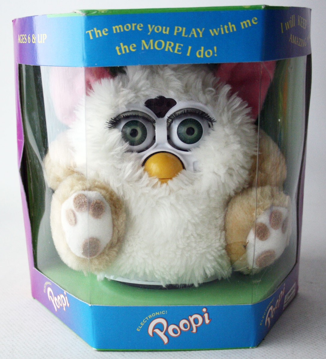 RARE VINTAGE 90'S ELECTRONIC POOPI FOOBI FURDY PURBY FURBY