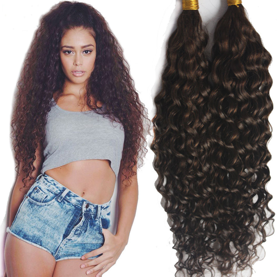 Curly Braiding Hair Bulk Brazilian Virgin Human Hair Extensions Micro Braids  | eBay