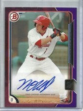 Mike O'Neill 2015 Bowman Purple Autograph #099/250