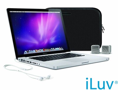 Original iLuv Essential Kit für Macbook Pro Air 15'' Hülle Soundsystem Geschenk Laptop