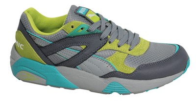 Puma Trinomic R698 NM Lacci Grigio Lime Turchese Sneaker Uomo 352964 01 B3 | eBay