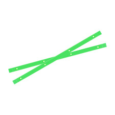 Yocaher Skateboard Rails Green (set of 2)