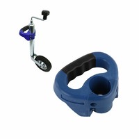 Rangiergriff FüR Ø 48 Mm StüTzräDer Blau Gummierter Griff Wohnwagen & AnhäNger