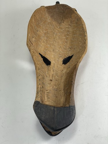 Masque en bois zèbre tribal interport Afrique de l'Est Kenya décoration sculptée à la main - Photo 6/14