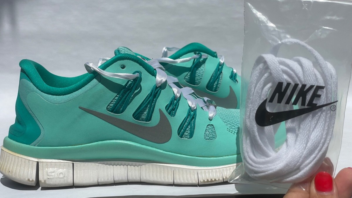 Rare- Nike Womens Marathon Tiffany Blue Free Run 5.0 622238 303